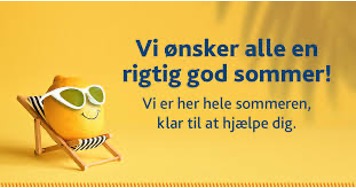 Ekstra åbent i Juli !!!
